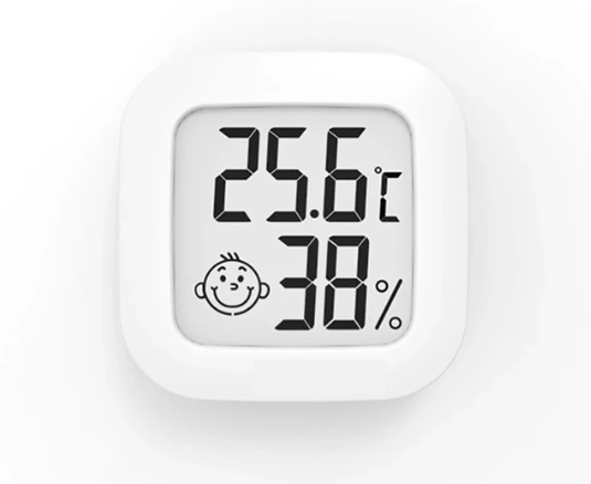 Mini Termo - Higrômetro Digital LCD para Medição de Temperatura e Umidade