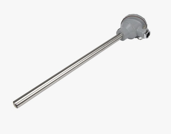 Termopar K haste inox 316 21x300mm cabeçote Grande  0 a 1000 Graus