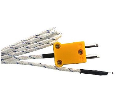 Termopar Tipo K Com Cabo FIbra De 0°C a 270°C