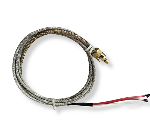 Sensor Flexivel PT100 Cabo 2 Metros 0 A 300°C