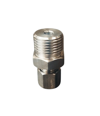 Bucin Inox 304 1/2 polegada Bsp Furo 6,1 mm