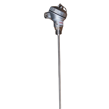 Termoresistência PT100 cabeçote KSC (pequeno) Haste inox 6x100 mm Rosca 1/2 BSP