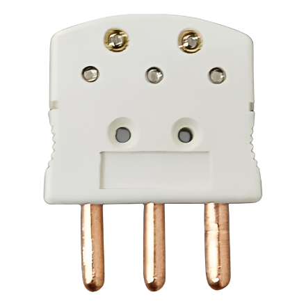 Conector Pt-100 - 3 Pinos Macho Grande