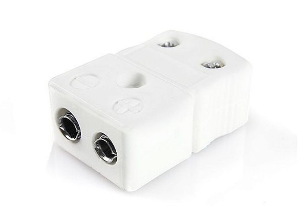 Conector Termopar Tipo K Femea Standard - Cerâmico