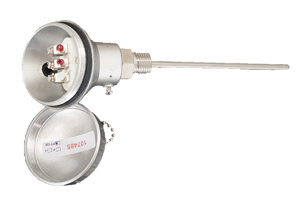 Termoresistência PT100 Cabeçote Grande Rosca 1/2 BSP haste 6x100 mm