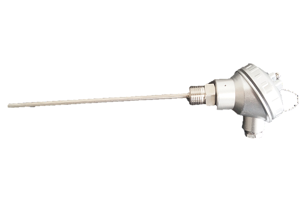 Termoresistência PT100 cabeçote Pequeno Haste 6x300 mm Rosca 1/2 BSP