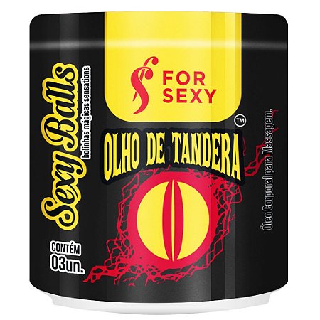 Olho de Tandera Bolinha Excitante Anal em Formato de Supositório  18g