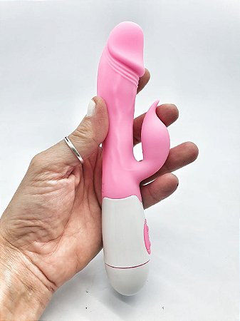 Vibrador para ponto G e clitóris à pilha