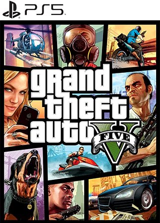 GTA V PS5 MÍDIA DIGITAL - Exell Games