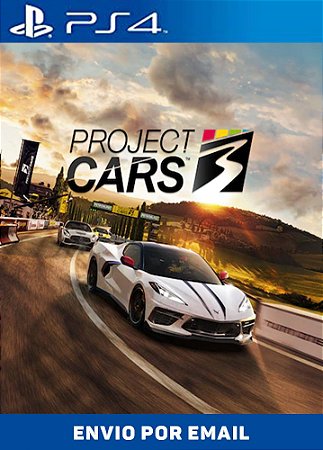 Jogo PS4 Corrida Project Cars 3 Mídia Física Novo Lacrado - BANDAI