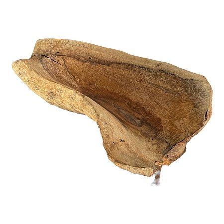 Linda e diferente gamela em madeira jacaránda nunca usada mede:50x40x13altura