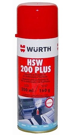 Higienizador Limpa Ar Condicionado Wurth Hsw Spray Lavanda