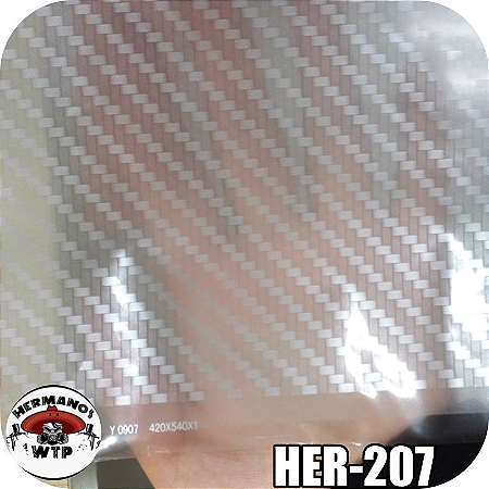 Carbono Prata e Transparente