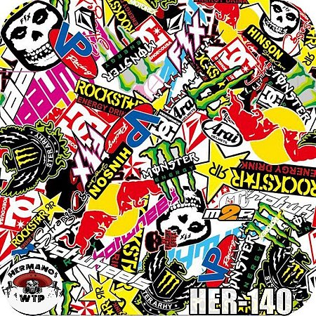 Sticker bomb Monster