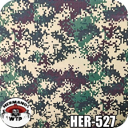 Camuflado Digital Verde e Bege