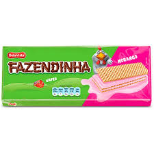 WAFER MERENDINHA MORANGO 95 GR