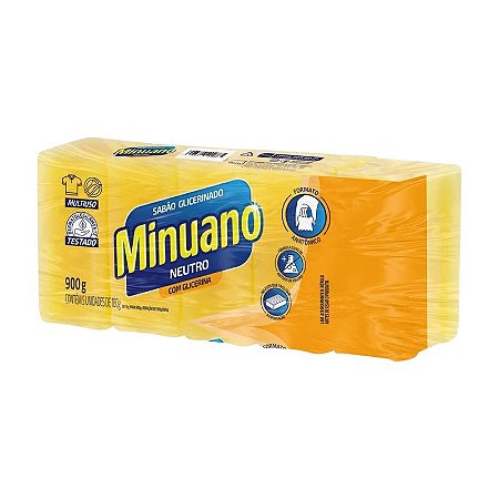 Sabão em barra minuano 5x1