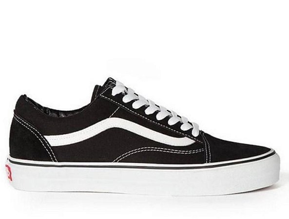 vans preto e branco