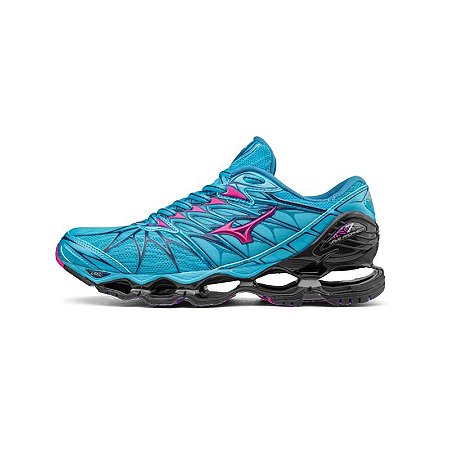 mizuno wave prophecy 7 preto e rosa