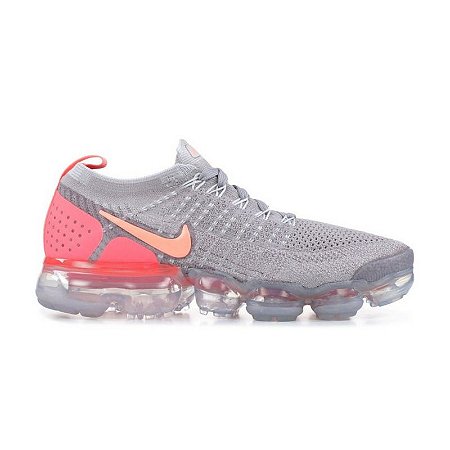 vapormax rosa e cinza