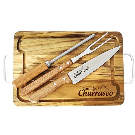 Kit Churrasco Tramontina Personalizado - 04 Peças KE 949
