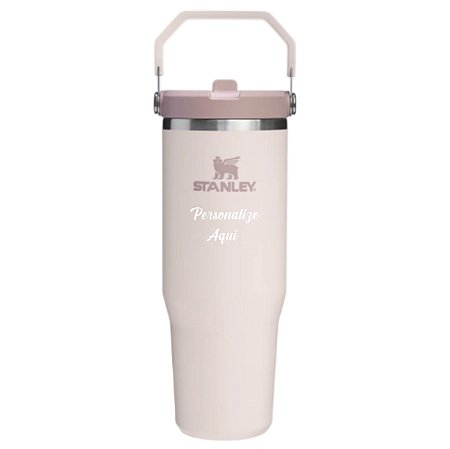 Garrafa Térmica Stanley Tumbler Flip Straw 887 ml - Personalizada