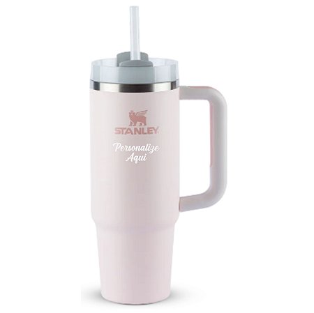 Quencher Térmico Stanley Rose Quartz 887 ml - Personalizado