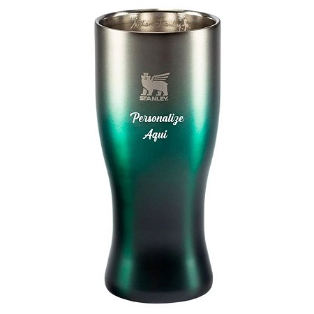 Copo Térmico Stanley Pilsner Glass Happy Hour Verde Hoppy Haze 444 ml - Personalizado