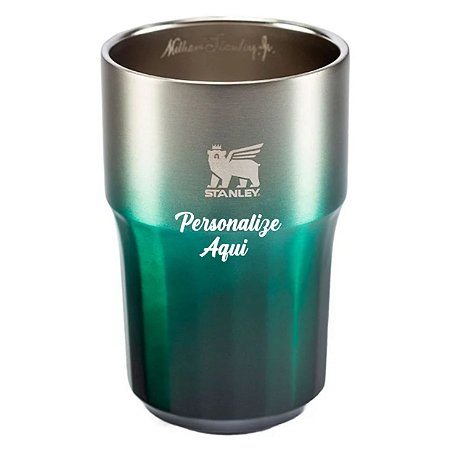 Copo Térmico Stanley Beer Tumbler Happy Hour Verde Hoppy Haze 384 ml - Personalizado