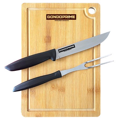 Kit Churrasco Tramontina Personalizado - 03 Peças KE 043