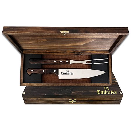 Kit Churrasco Tramontina Polywood Personalizado - 02 Peças KE 034