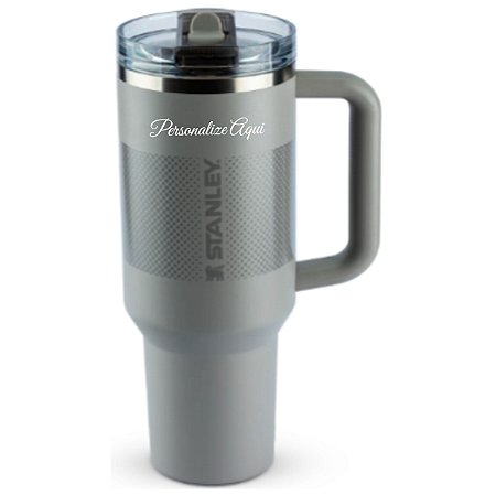 Quencher Térmico Stanley Cinza Protour Ash Fade 1,18L - Personalizado