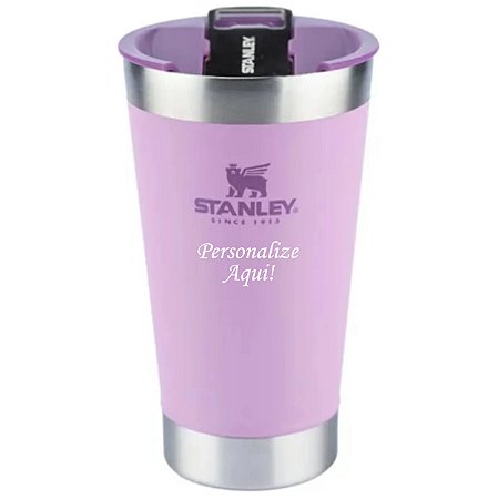 Copo Stanley Térmico com Tampa Lilás 473 ml - Personalizado