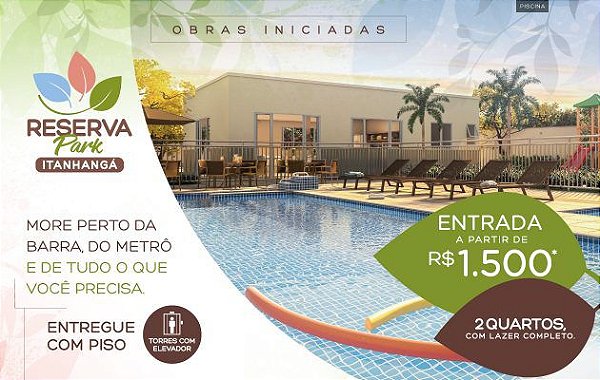 RESERVA PARK ITANHANGÁ - R$199.000,00