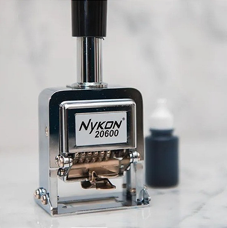 NUMERADOR AUTOMATICO DE 6 DÍGITOS NYKON 20600 SEQUENCIAL DE REPETIÇÃO