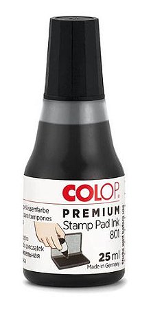 TINTA PARA ALMOFADA DE CARIMBO COLOP PRETA