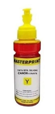 TINTA CANON CORANTE COMPATIVEL MASTERPRINT YELLOW