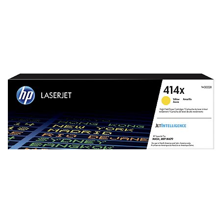 Toner hp M545, M455, MFP M479, MFP M480 w2022xc amarelo 414 6000pgs original