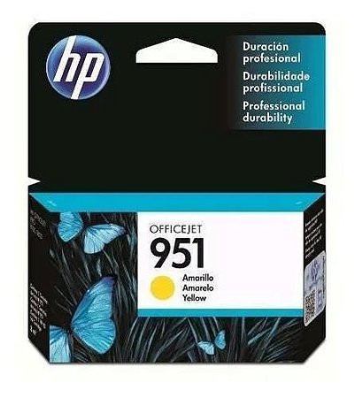 Cartucho HP 951 Ciano Original (CN050AB) Para HP Officejet Pro 8600, 8600 Plus, 8610, 8620, 276dw, 8100, 251dw CX 1 UN