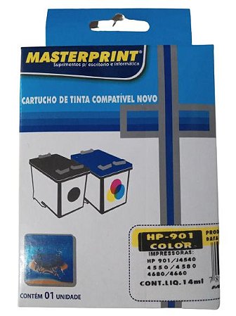 CARTUCHO HP 901 COLORIDO (MASTERPRINT)