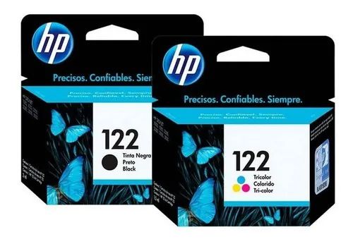 KIT DE CARTUCHO (C/2) HP 122 BK E 122 COLOR