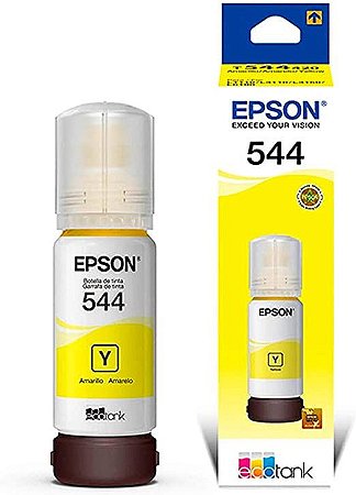 REFIL TINTA EPSON 544 AMARELO PARA ECOTANK L3110/ L3150/L3250 ORIGINAL