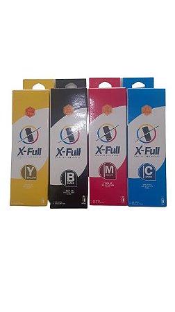 Kit Tinta Ultra Compatível L504/544 70ml cada - 4 cores (Preto, Ciano, Magenta, Amarelo) - X-FULL