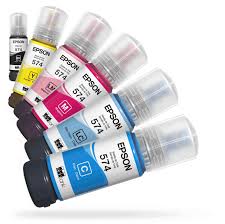 Kit Refil Tinta Epson 574 (T574) 70ml Epson L8050 L18050 Originais 6 cores Ecotank fotográfica
