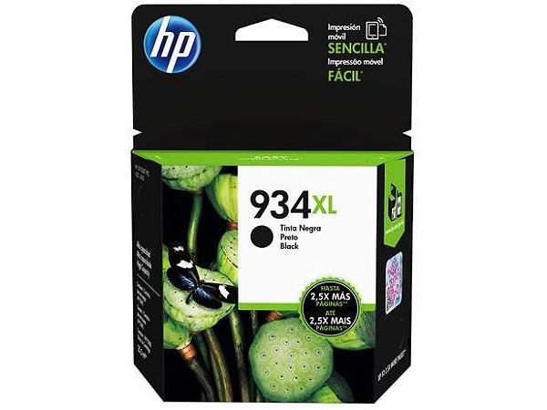 CARTUCHO 934XL HP PRETO ORIGINAL 25,5ML