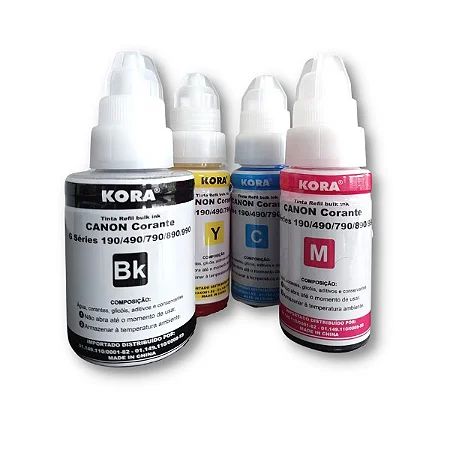 Kit TINTA Canon PARA  GI10 Corante para GM2010 GM2050 G5010 G5070 G6020 G2160 G3160