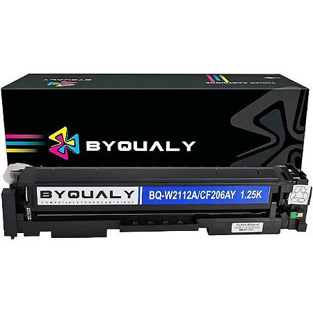 Toner HP M255dw M255nw M282nw M283fdn M283fdw M554 W2112A CF206A Y 206A AMARELO  Compatível