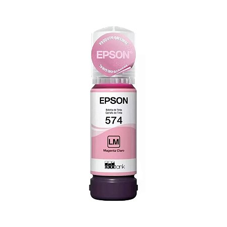 GARRAFA TINTA EPSON MAGENTA CLARO 574 70ML original