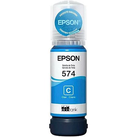 Tinta T574 Refil Ciano Original Epson L8050 L18050 original