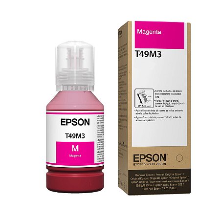 TINTA EPSON T49M3 T49M320 MAGENTA | SURECOLOR F170 F570 F571 ORIGINAL 140ML SUBLIMATICA